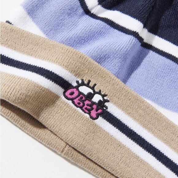 NEW OBEY UO Urban Outfitters Curious Eyes Hat Beanie - Picture 2 of 2